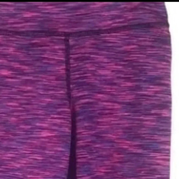 OLD NAVY EUC CAPRI LEGGINGS GIRLS FALL PINK PANTS SPORTS CASUAL BOTTOMS SIZE L - Picture 2 of 3